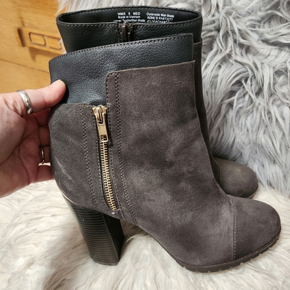 Juicy Couture/ Livia Ankle Boots In Charcoal - Picture 3 of 7